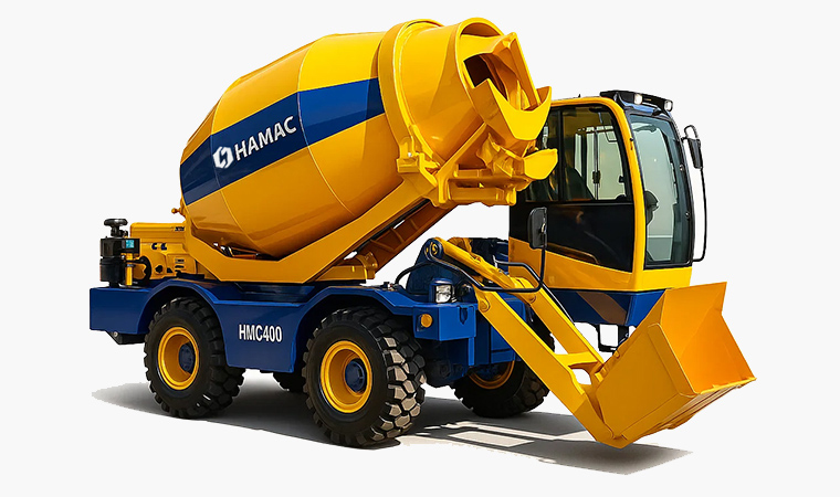 Self Loading Concrete Mixer