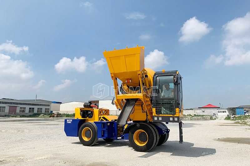 Self-loading concrete mixer8