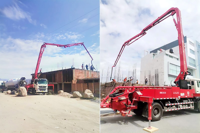  Truck-mounted Concrete Boom Pump