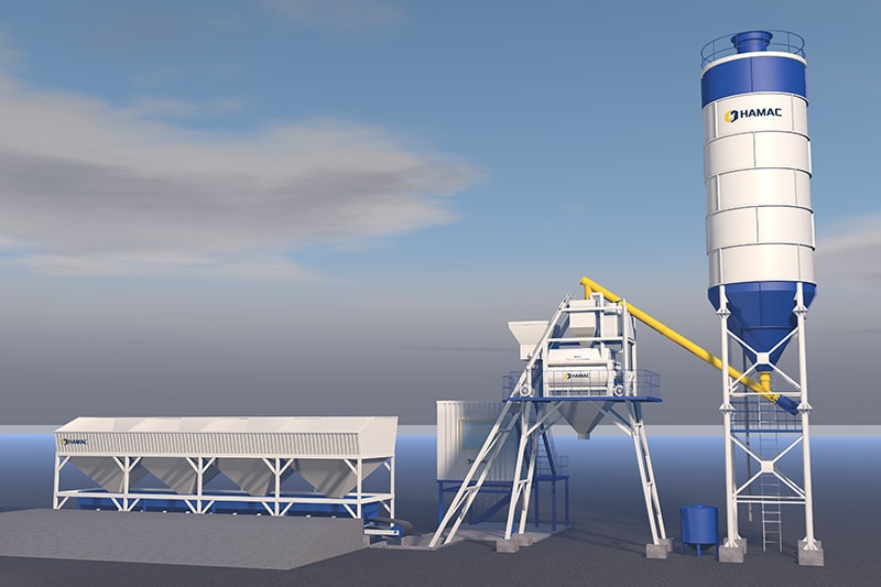  Stationary Concrete Batching Plant3