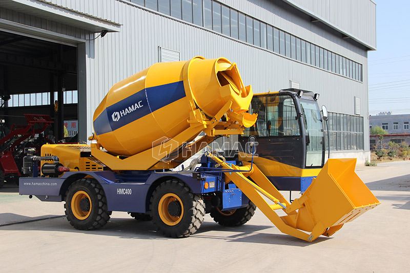 Self Loading Concrete Mixer